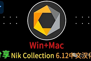 免费分享下载(Win+Mac)PS2025后期修图必备滤镜插件套装Nik Collection by dxo6.12中文汉化破解版